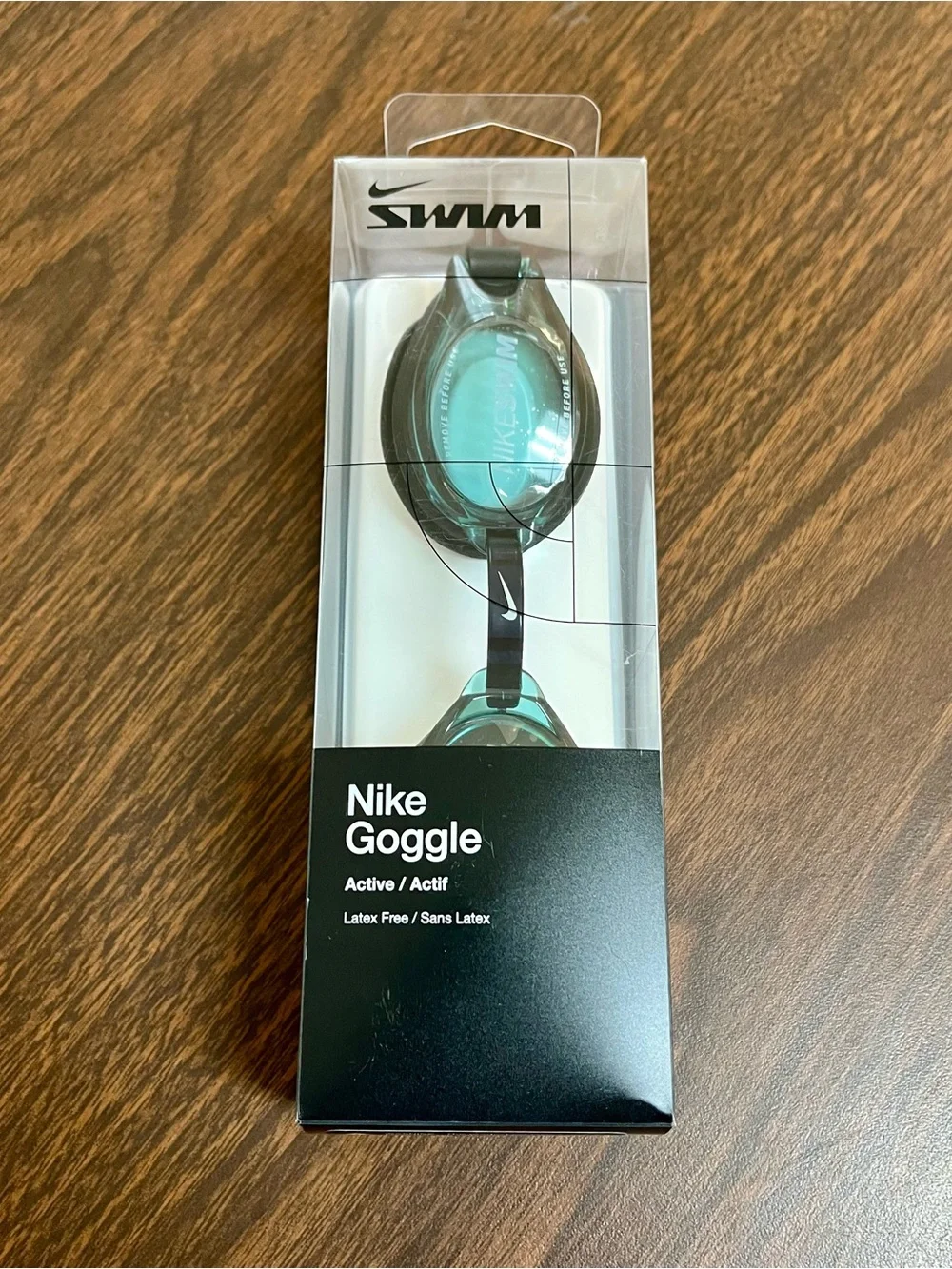 Nike Active Hydroblast Swim Goggle Smoke NESSC169-007 NEW